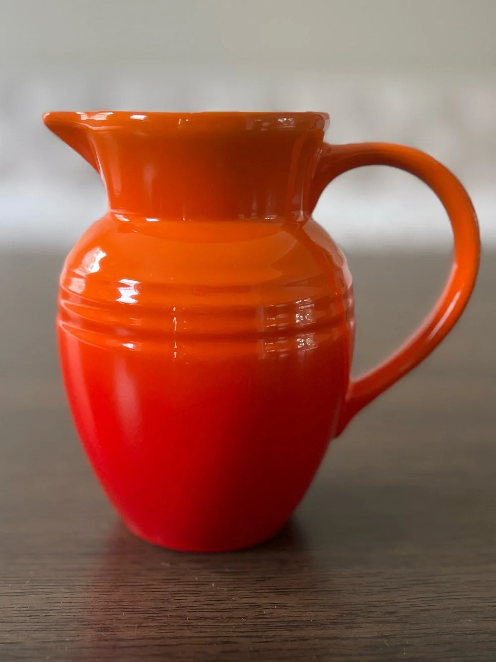 Le Creuset Breakfast Pitcher/Jug 0.7L Volcanic Flame Orange